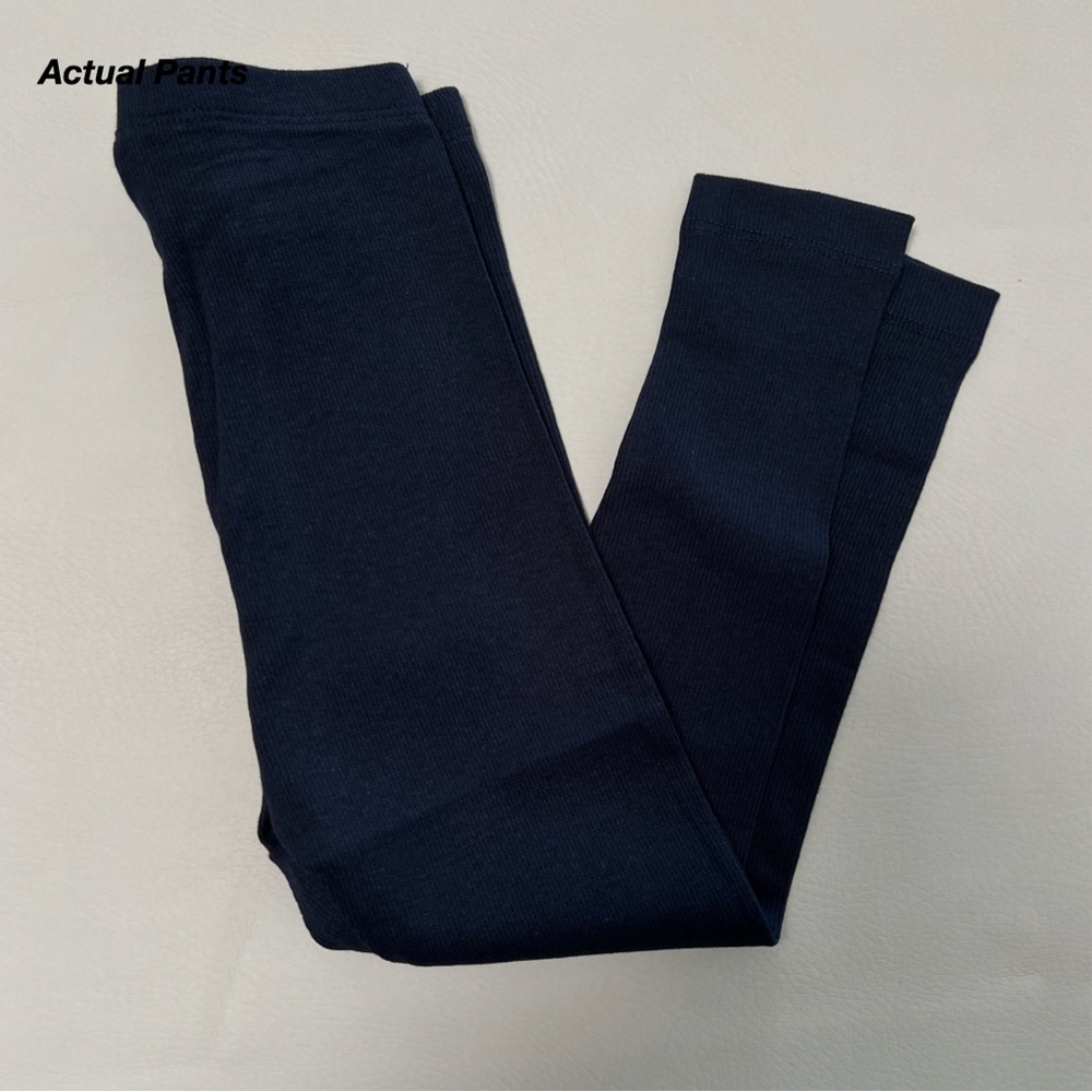 NWT: WHEAT MADDY RIB LEGGINGS IN NAVY (3Y) - Picture 7 of 7